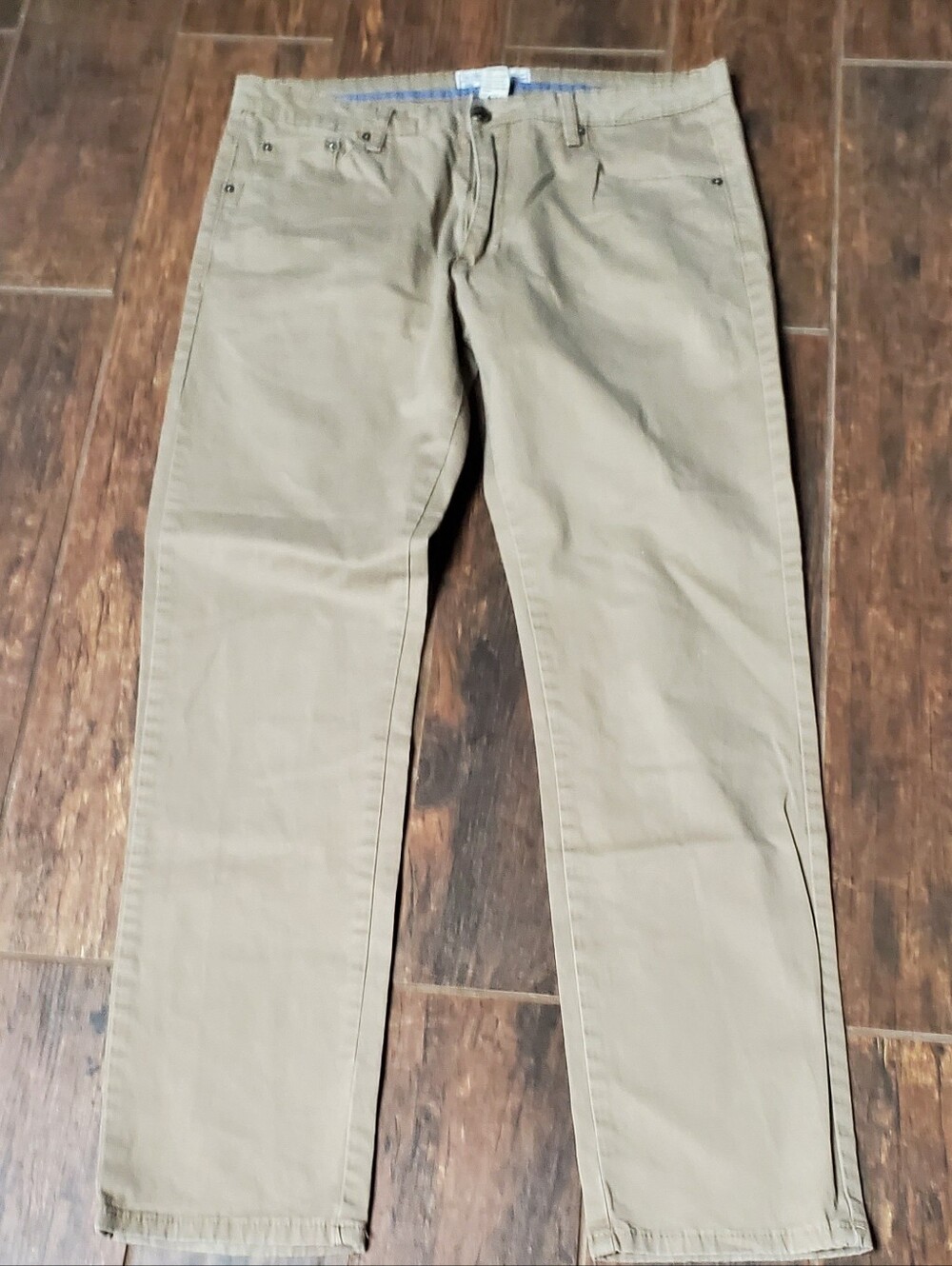 ALEXANDER JULIAN COLOURS MENS 34x32 Beige Straight Legs